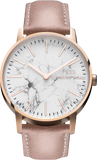 PINK LEATHER/ROSE GOLD CASE WATCH